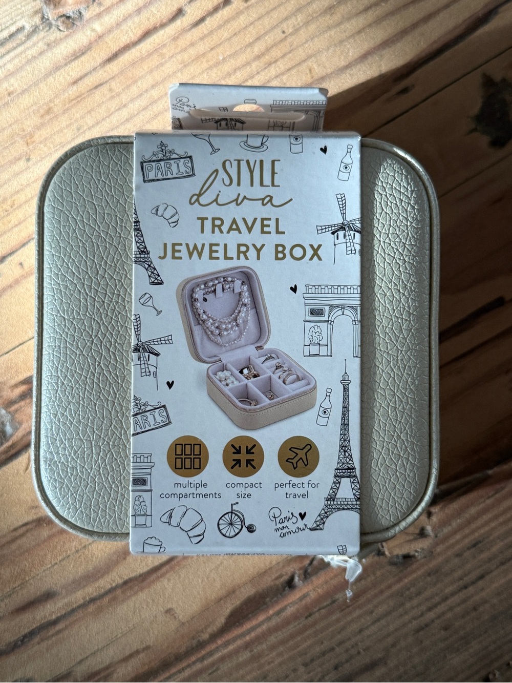 Travel Jewelry Box - Gold